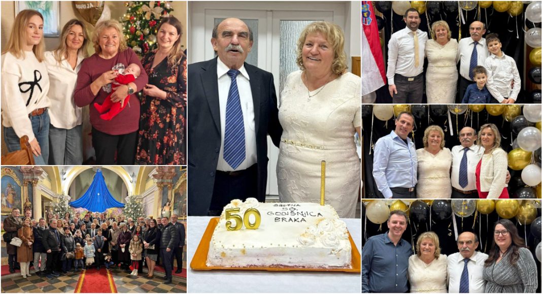 FOTO/VIDEO Novogodišnja fešta kao kruna 50 godina braka Ivana i Marije Zelenić! GLAVNA