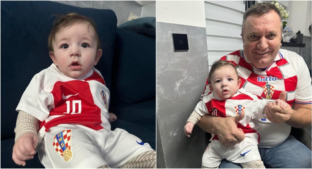 Najmlađi navijač: Noel Kinderić bodri Hrvatsku protiv Njemačke GLAVNA
