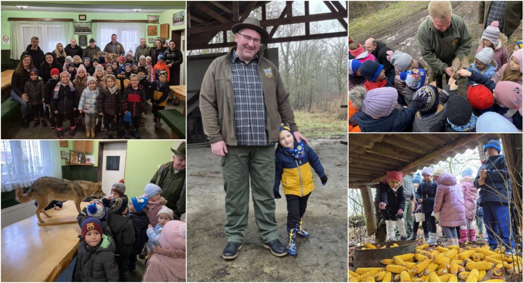 FOTO Mališani iz DV ‘Kockavica’ iz Sv. Marije u posjetu lovačkom domu i hranilištu za divlje životinje GLAVNA (45)