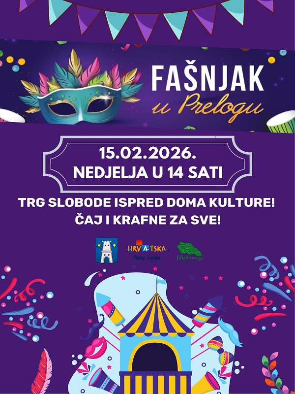 Plakat Fašnjak Prelog 2026.