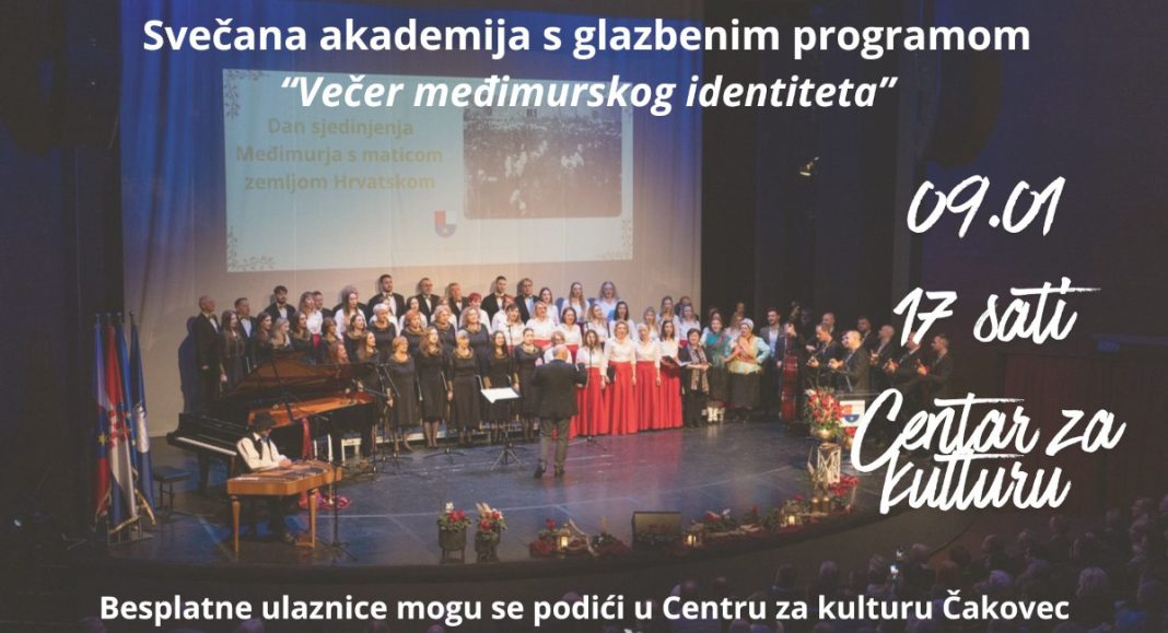 Svečana akademija i glazbeni program u čast 107. obljetnice sjedinjenja Međimurja Akademija zupanija
