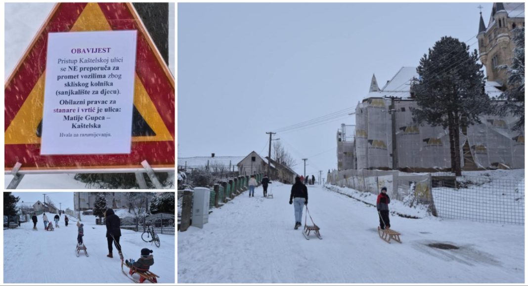 Sanjkalište na Kašteljskom bregu je u punom pogonu, koristite obilazne pravce Obavijest naslovna