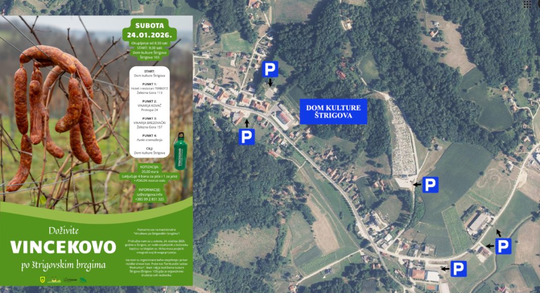 Sutra se održava Vincekovo po štrigovskim bregima – molba vozačima za oprez u prometu Parkinzi vincekovo