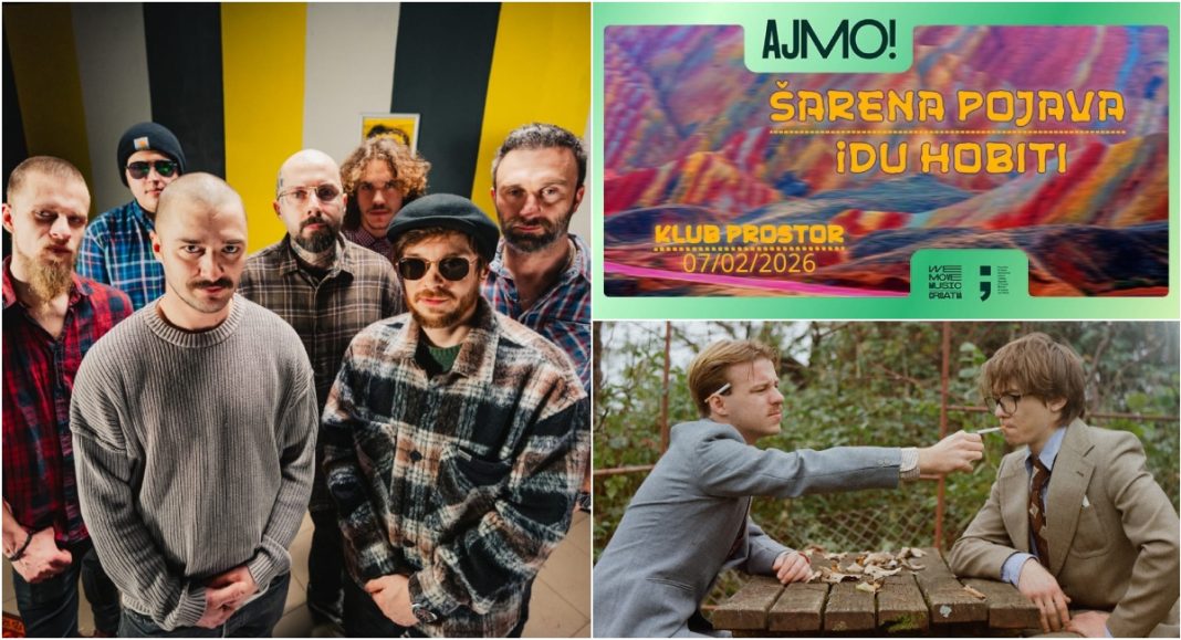 Treći AJMO! u Prostoru: rap i hip-hop sudaraju se s rockom, grungeom i elektronikom BeFunky collage 2026 02 03T171940.445