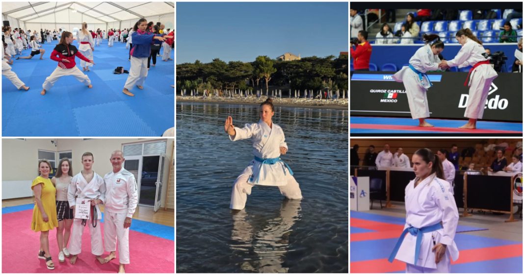 FOTO Karate ponos Šenkovca: Inga Grgić najuspješnija sportašica Zagrebačkog karate saveza u 2025. godini BeFunky collage