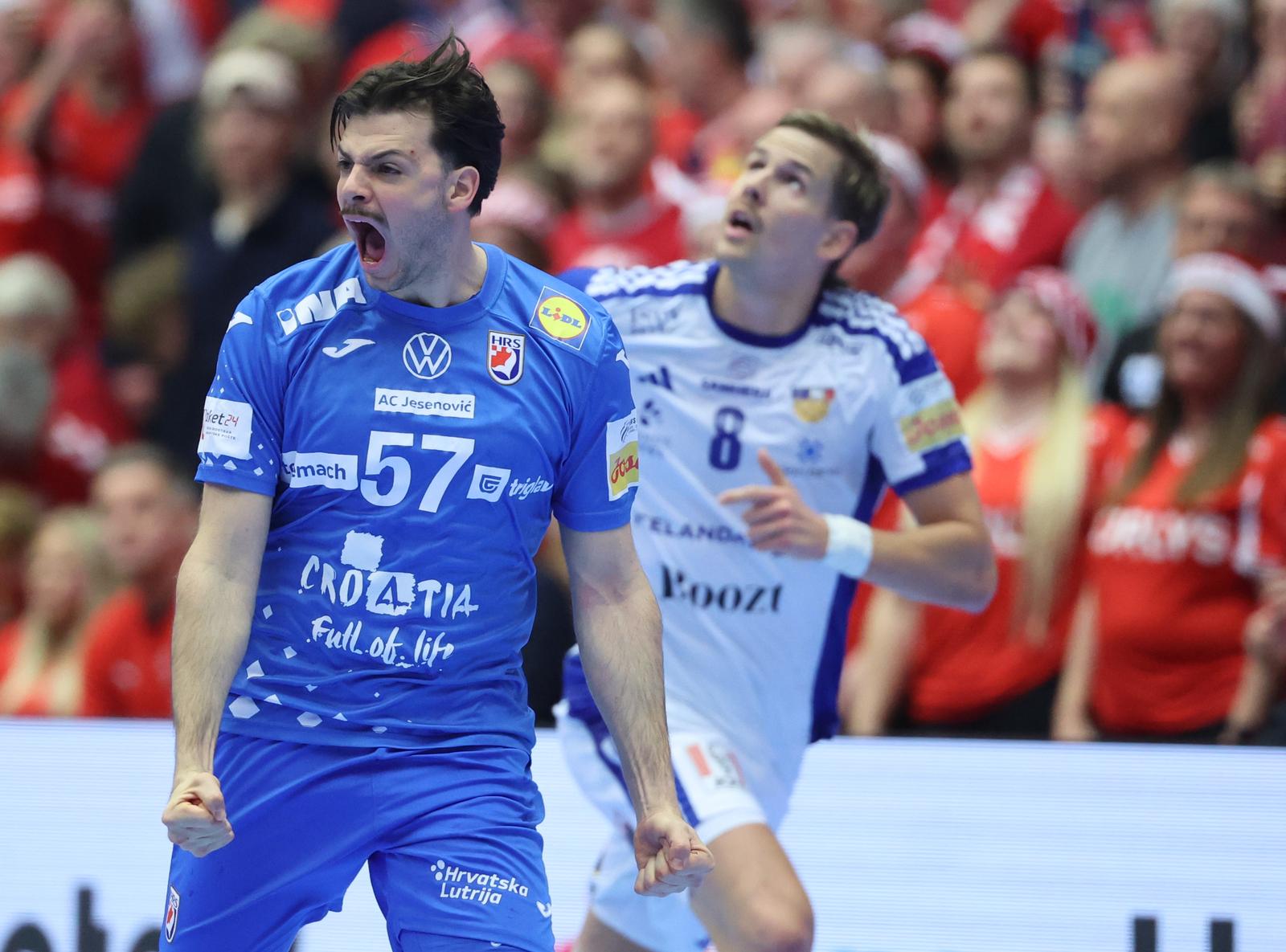 Susret Islanda i Hrvatske u utakmici za treće mjesto EHF Europskog prvenstva