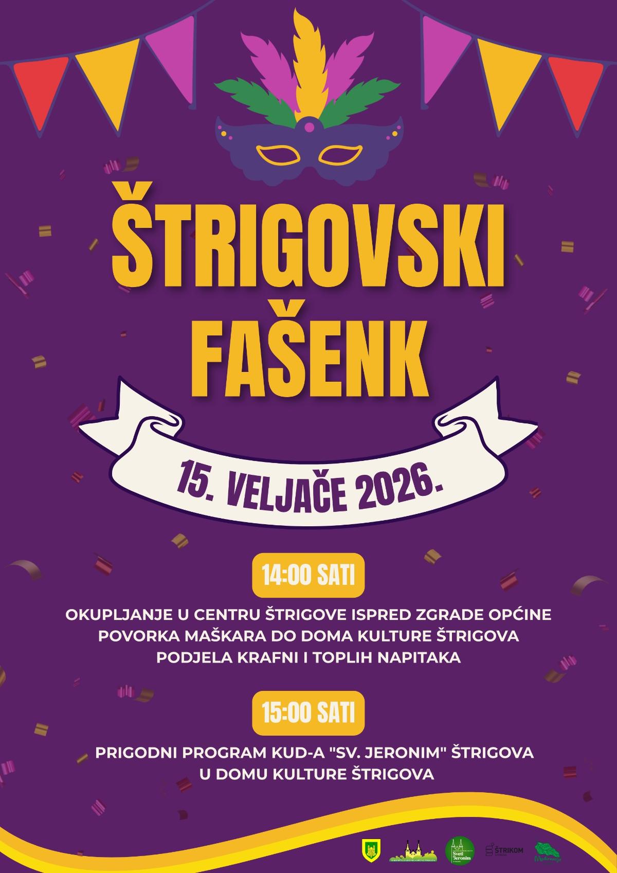 Šrigovski fašenk 2026 glavni plakat