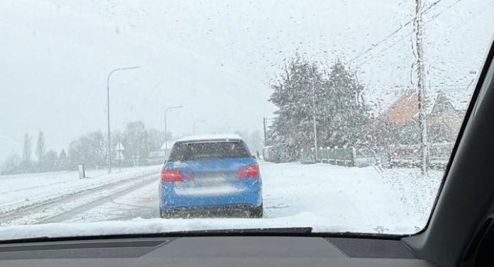 Snijeg uvjeti cesta