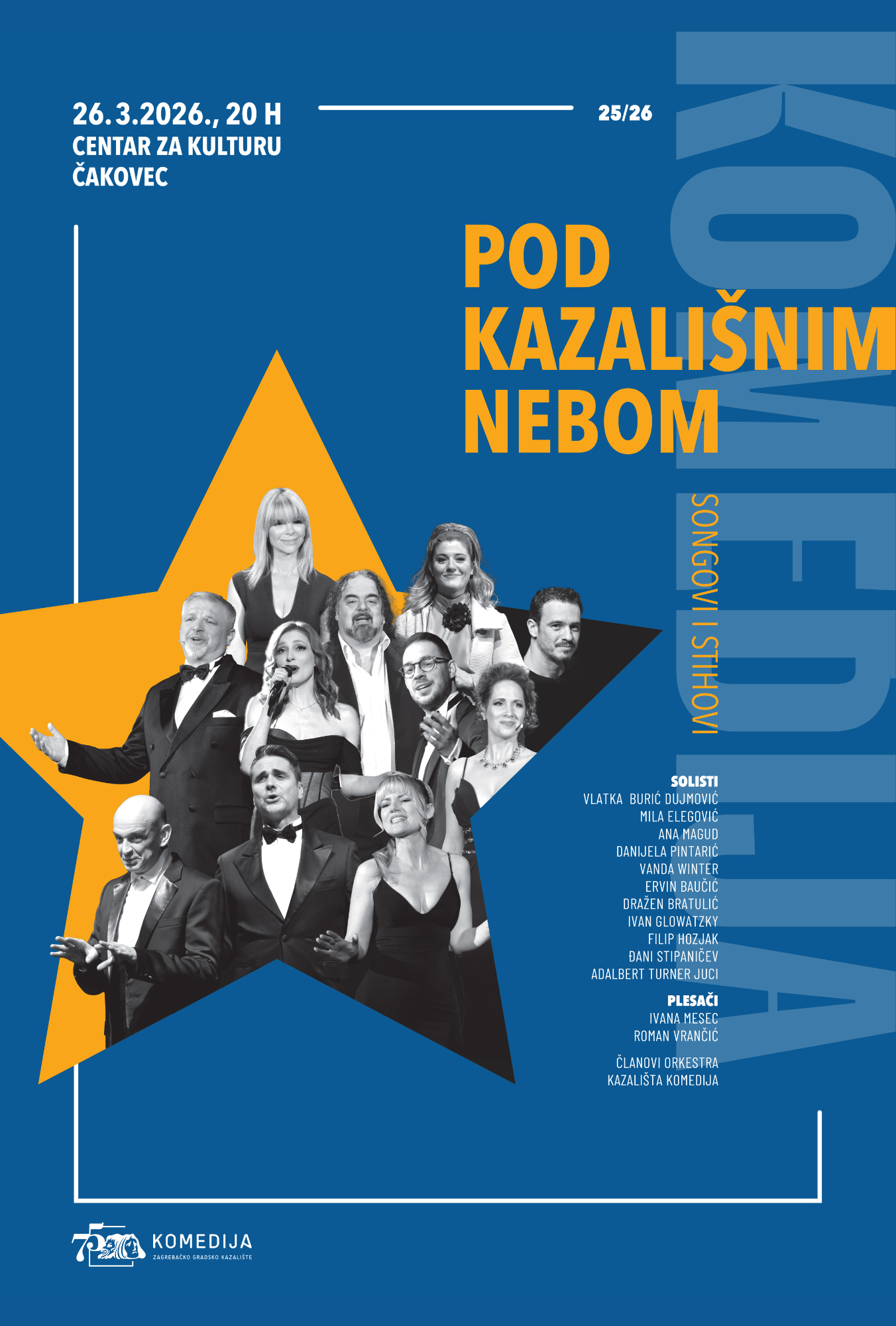 PLAKAT POD KAZALIŠNIM NEBOM