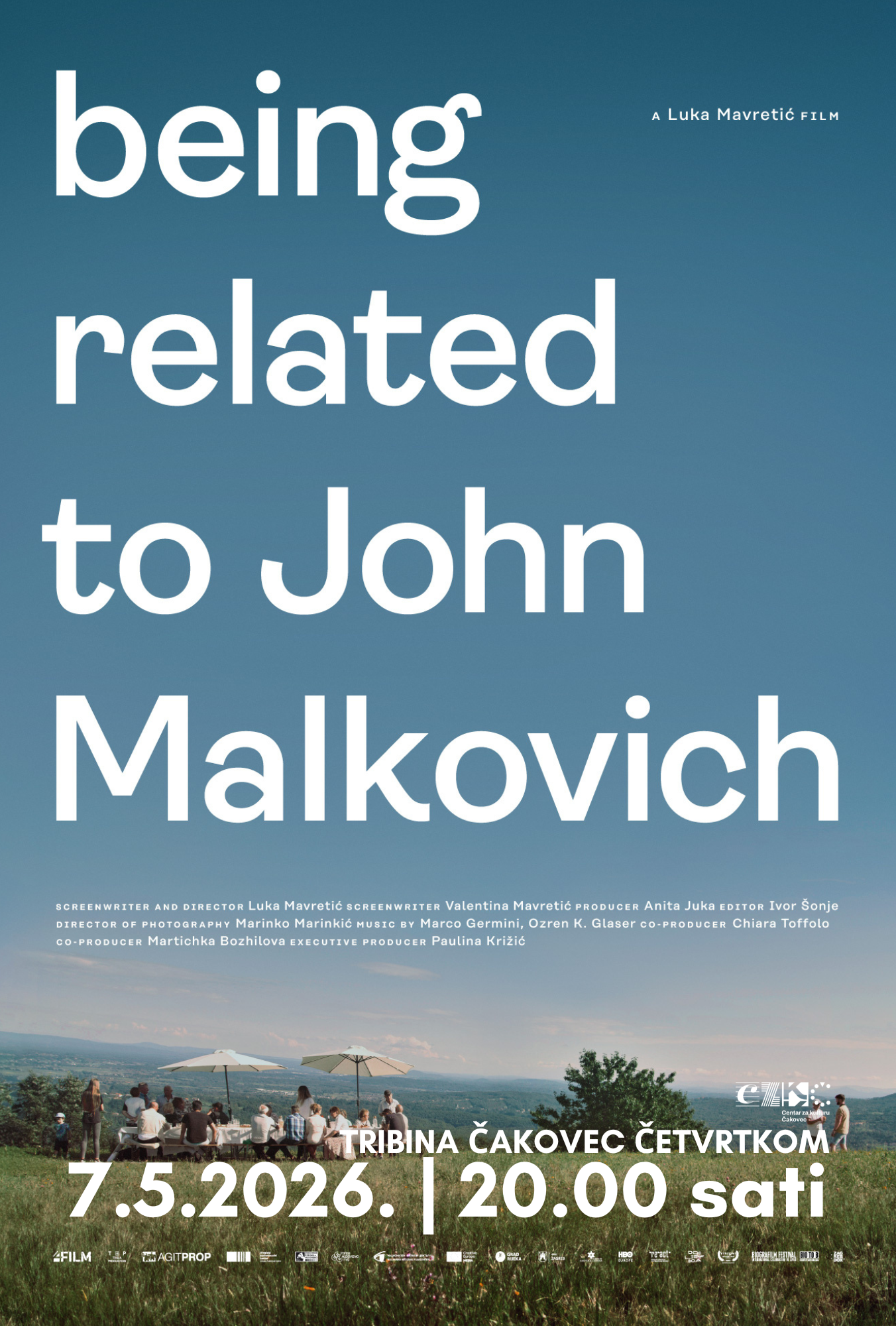 Plakat BITI U RODU SA JOHNOM MALKOVICHEM