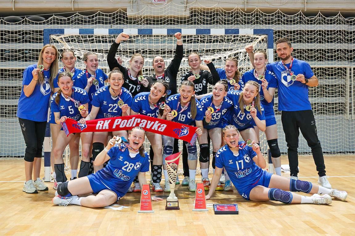 Za unutra 4 RK Podravka, državne prvakinje