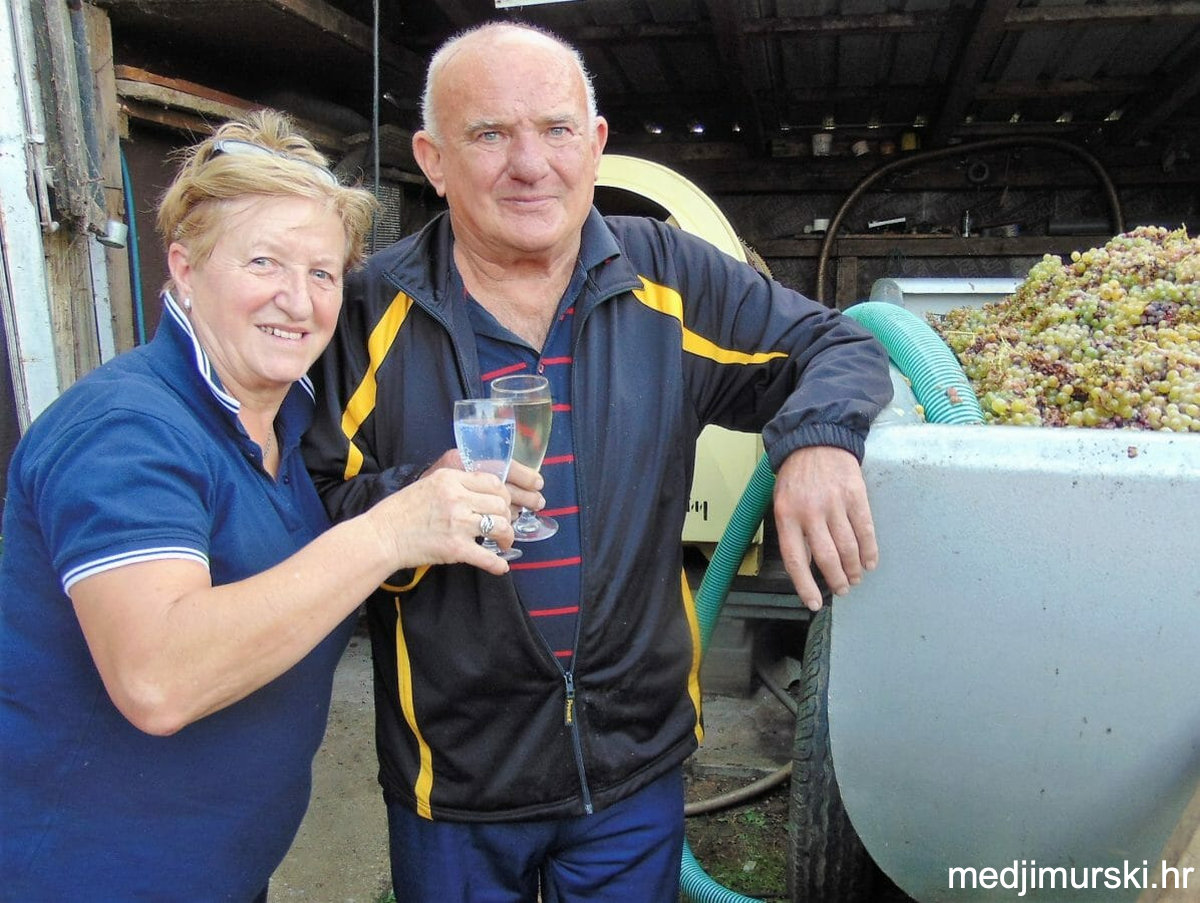Stefica i Marijan u svom vinogradu result