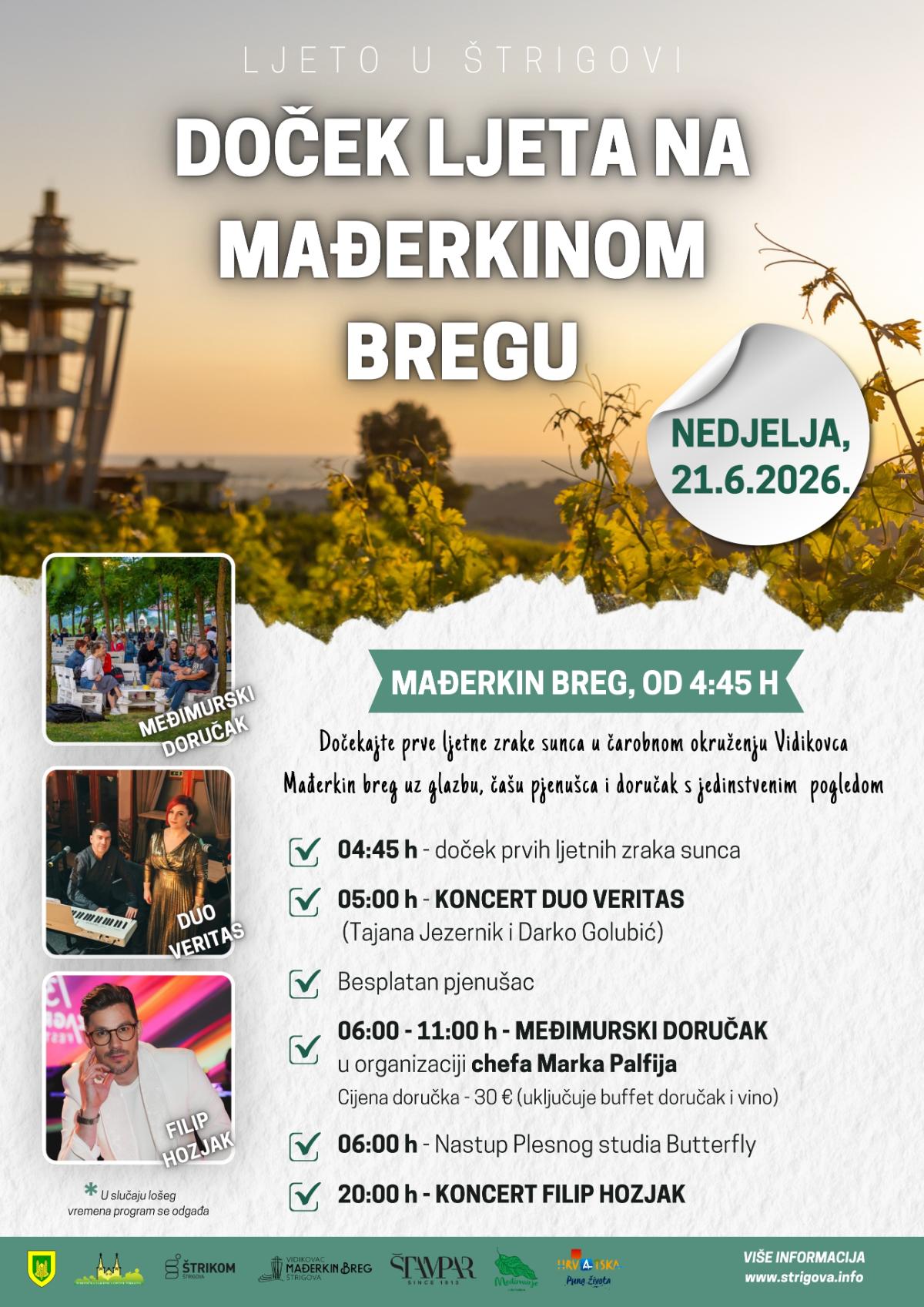 Doček ljeta 2026. plakat