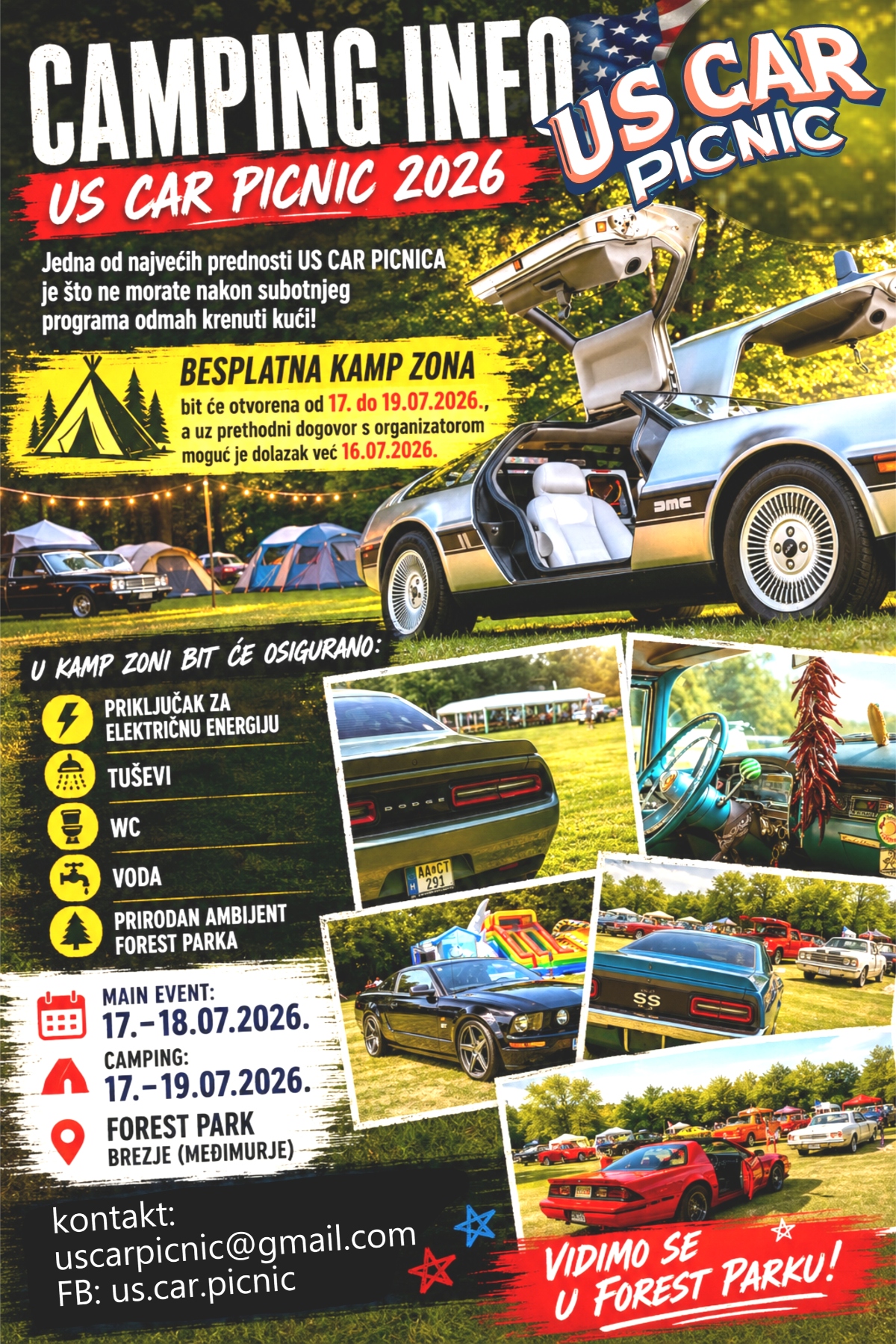CampingUsCarPicnic HR