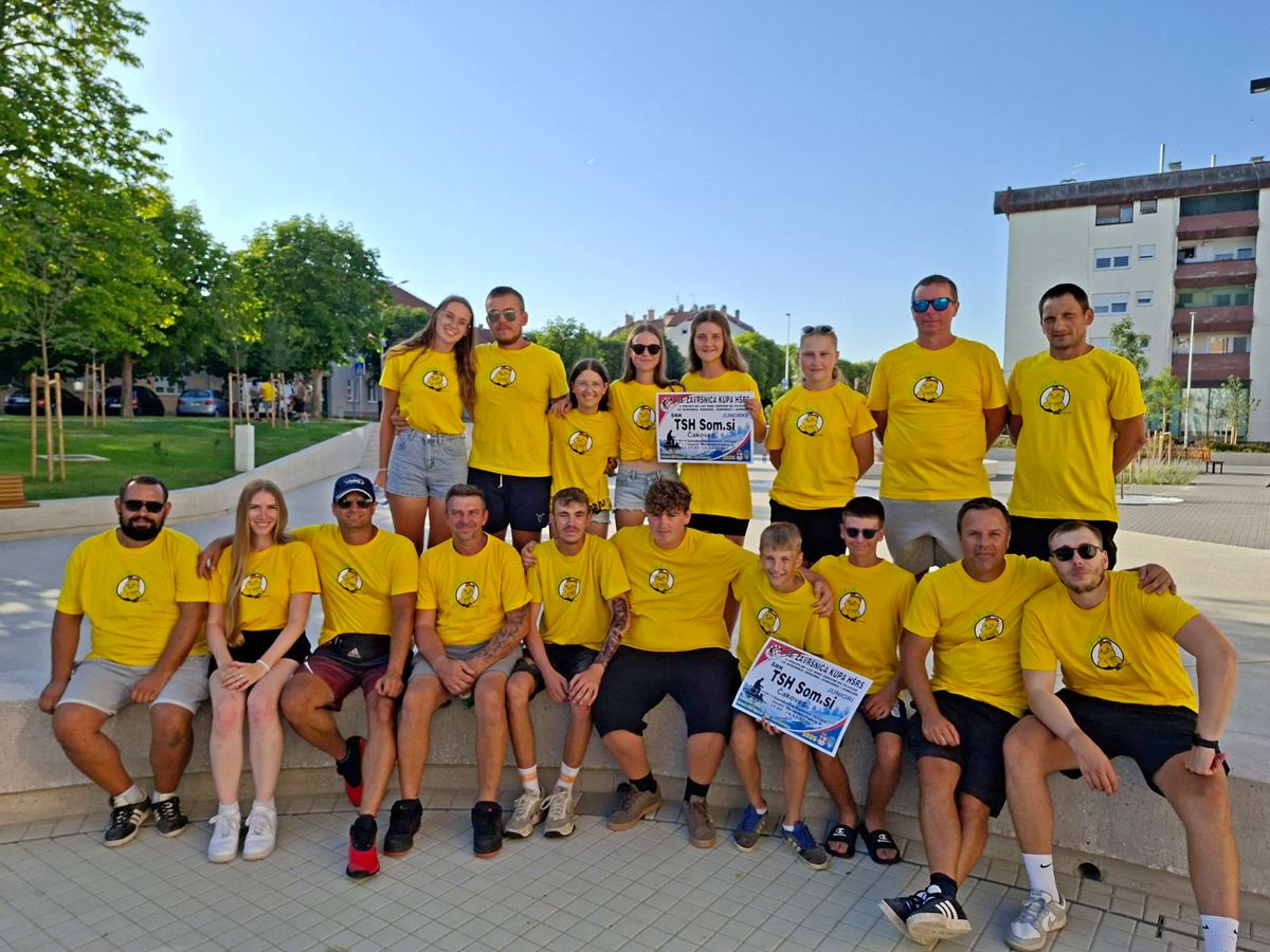 Seniorska i juniorska ekipa TSH a Sensas Čakovec
