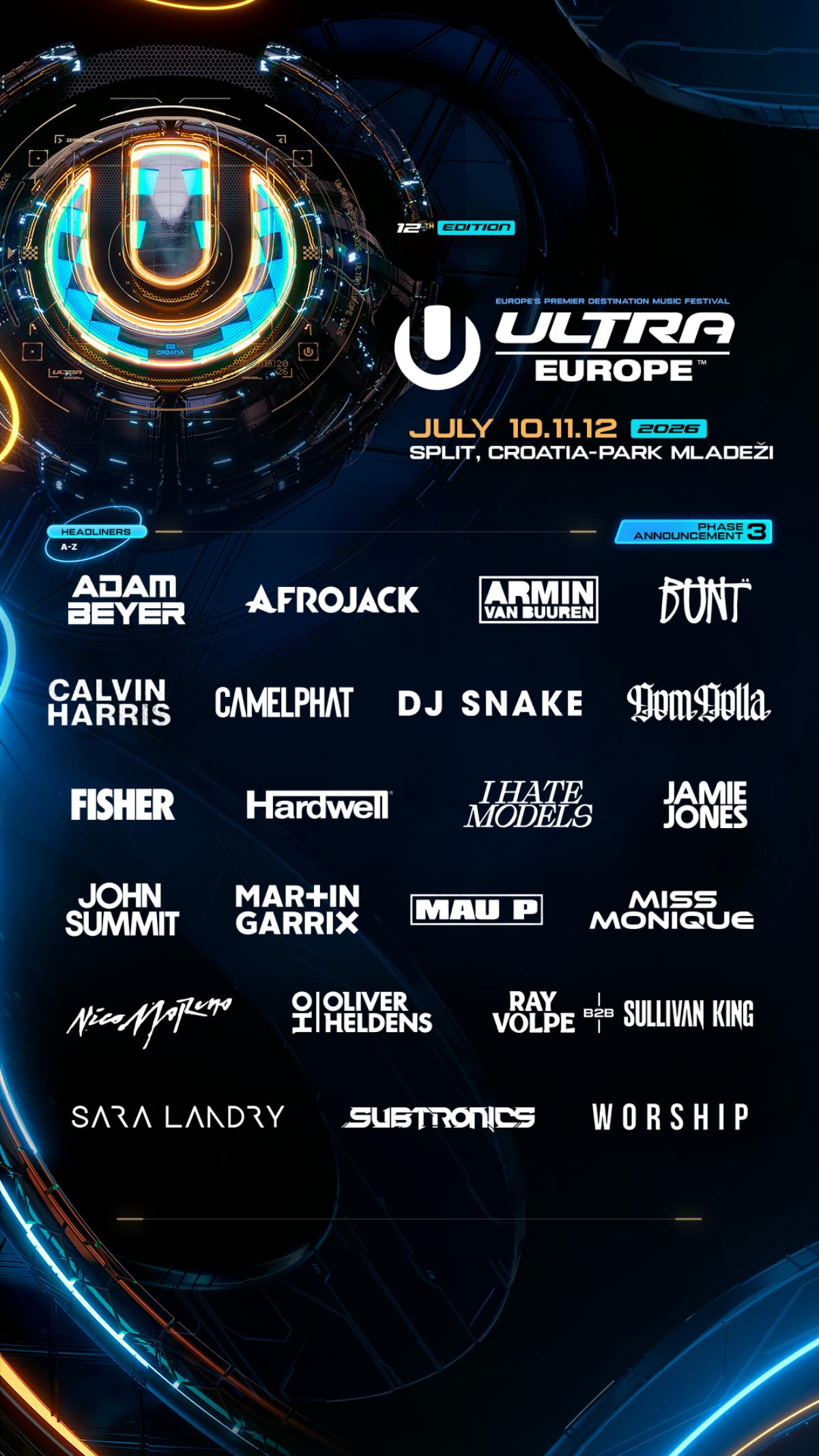 Ultra Europe Phase 3 Social IG Stories