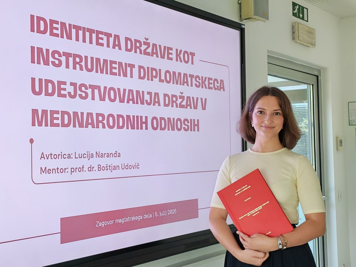 Za unutra 3 Lucijin magistrski rad dao je vrijedan doprinos disciplini međunarodnih odnosa