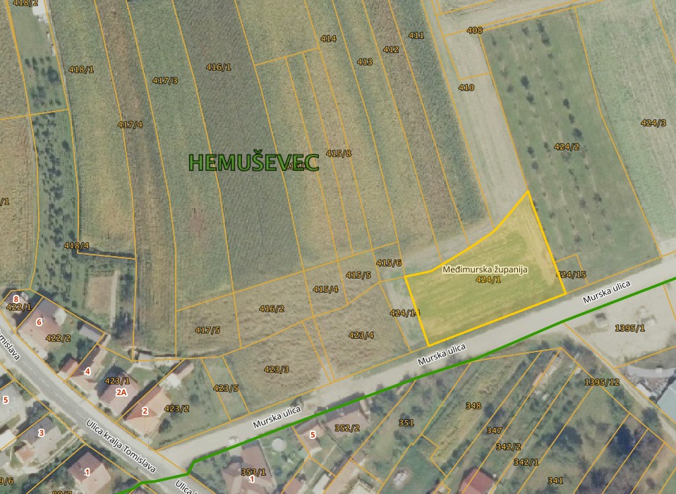 Za unutra 3 Zemljište za prodaju u Hemuševcu